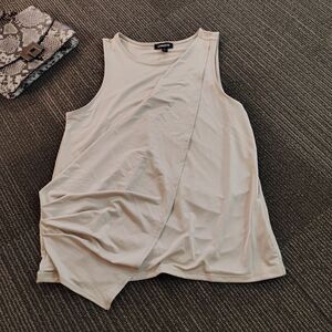 Express Cream Sleeveless Tank Top